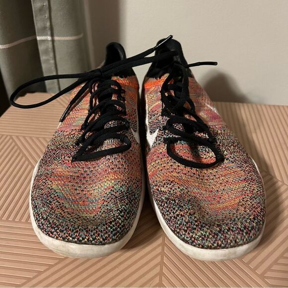 Nike Sneakers Multicolor Lightweight Athletic Workout Casual Black Neutral - Picture 3 of 10